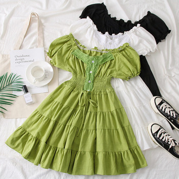 Rochie casual dama - model croiat in trei culori