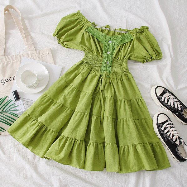 Rochie casual dama - model croiat in trei culori