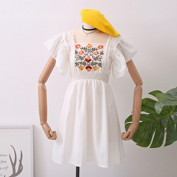 Rochie casual dama in mai multe culori cu broderie