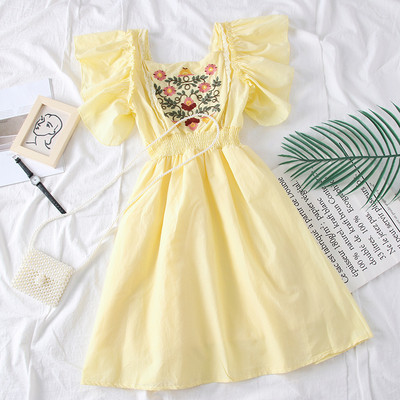 Rochie casual dama in mai multe culori cu broderie