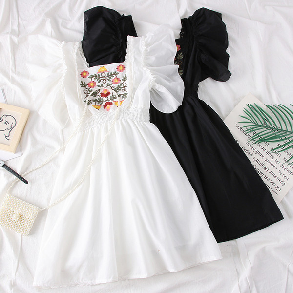 Rochie casual dama in mai multe culori cu broderie