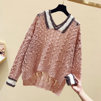 Pulover de dama model asimetric in mai multe culori