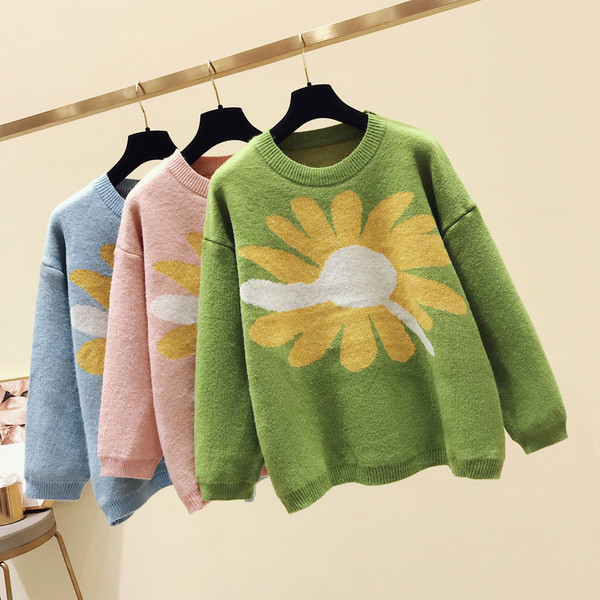 Női alkalmi pulóver három színben