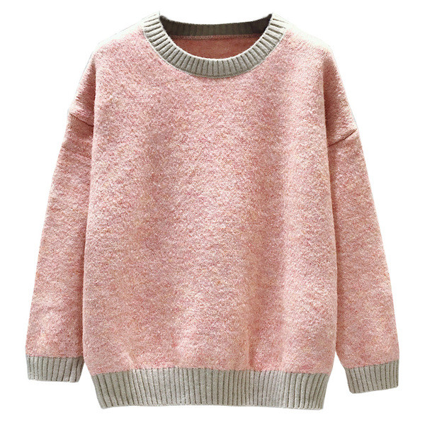 Pulover de dama casual in mai multe culori cu guler O