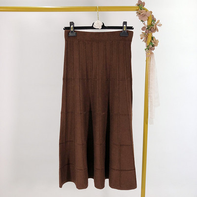 Hosszú kötött szoknya három színben