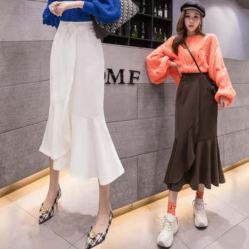 Hosszú női szoknya magas derékkal - három színben