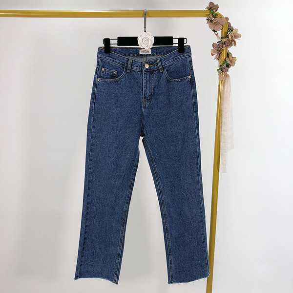 Női farmer két színben, magas derékkal