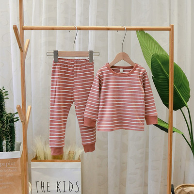 Set zilnic pentru copii în dungi în două culori