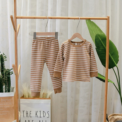 Set zilnic pentru copii în dungi în două culori