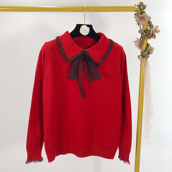 Pulover și guler casual și cravate în multe culori