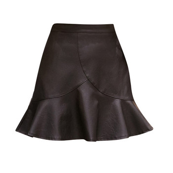 Aktuális női szoknya eko bőrből két színben