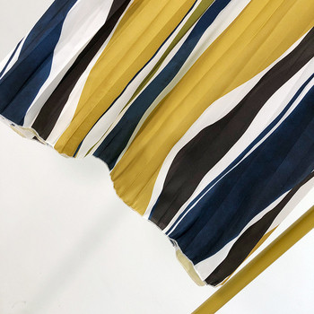 Redős női szoknya színes mintával