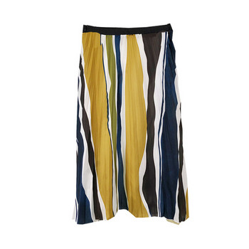 Redős női szoknya színes mintával