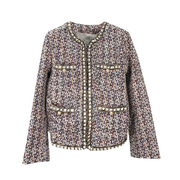 Elegáns kabát gyöngyház gombokkal