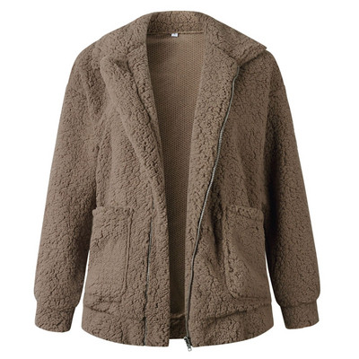 Νέο μοντέλο γυναικείο μπουφάν  με τσέπη και φερμουάρ σε διάφορα χρώματα