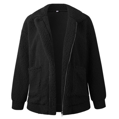 Νέο μοντέλο γυναικείο μπουφάν  με τσέπη και φερμουάρ σε διάφορα χρώματα