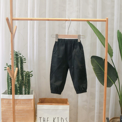 Model nou de pantaloni sport copii cu buzunare in doua culori