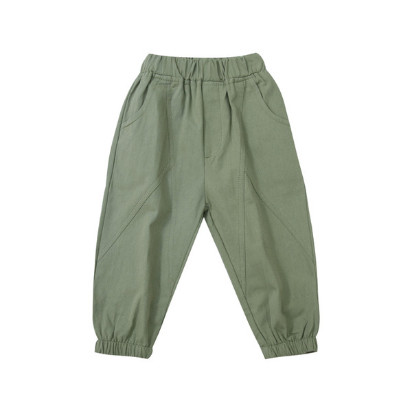 Model nou de pantaloni sport copii cu buzunare in doua culori