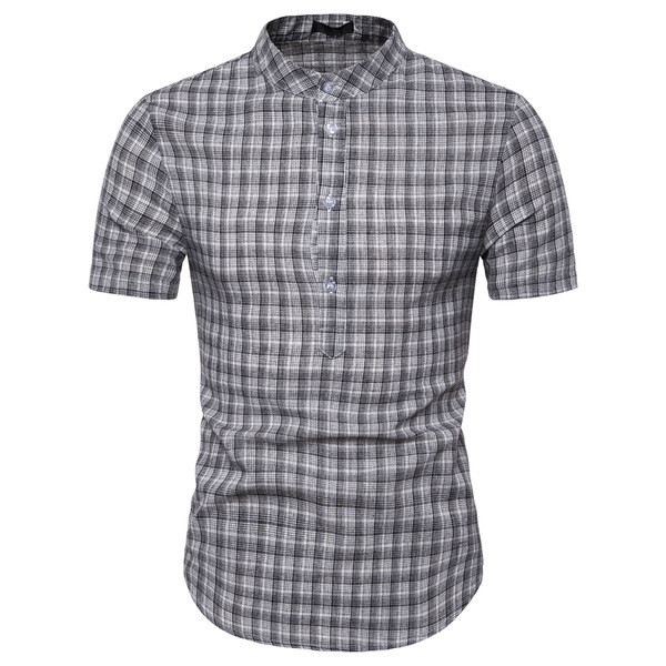 Alkalmi férfi ing rövid ujjú, klasszikus gallérral több színben