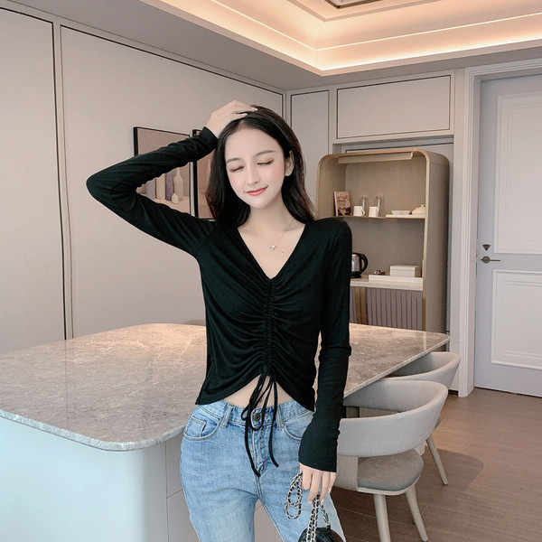 Női alkalmi blúz négy színben nyakkendővel