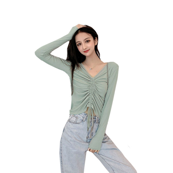 Női alkalmi blúz négy színben nyakkendővel