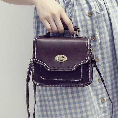 Geanta casual dama din piele ecologica cu maner lung in diferite culori