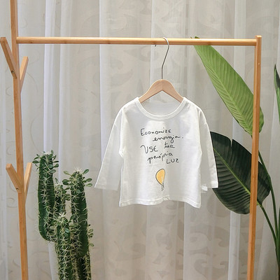 Alkalmi gyerekblúz O nyakkivágással és rátéttel több színben