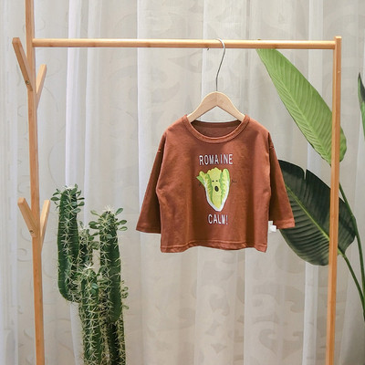 Alkalmi gyerekblúz O nyakkivágással és rátéttel több színben