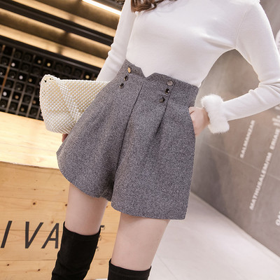 Modern női nadrág három színben, magas derékkal és gombokkal