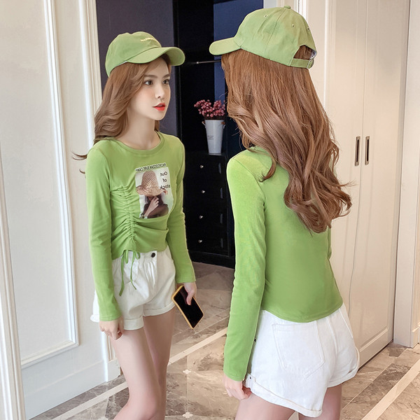 Női blúz három színben rátéttel és megkötővel