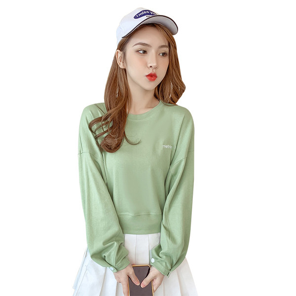 Bluză casual de damă în trei culori cu modelul lat cu inscripție