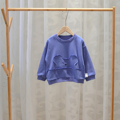 Modern, O-nyakú gyerekblúz fiúknak három színben