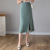 Jelenlegi női hosszú szoknya három színben - egyenes modell