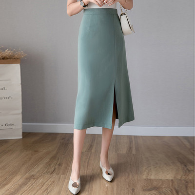 Jelenlegi női hosszú szoknya három színben - egyenes modell