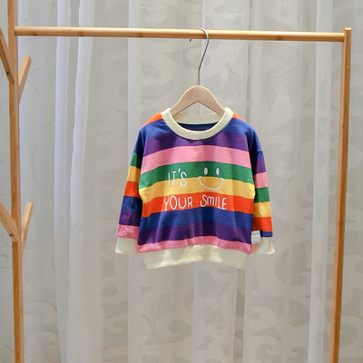 Model nou de bluza pentru copii colorata cu aplicatie pentru baieti