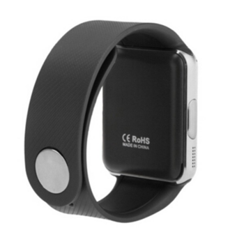 Smart Watch με κάμερα και παρακολούθηση ύπνου - Μοντέλο GT08 σε μαύρο και ασημί χρώμα