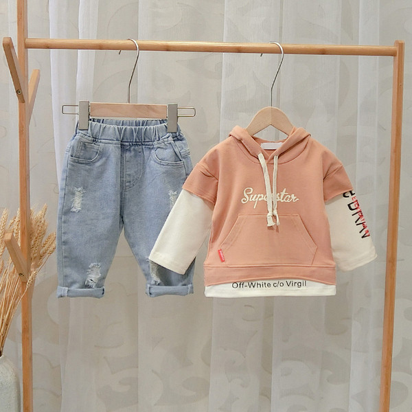 Hanorac sport pentru copii cu buzunare și glugă pentru băieți