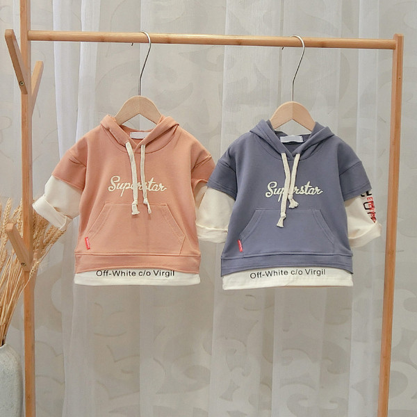 Hanorac sport pentru copii cu buzunare și glugă pentru băieți