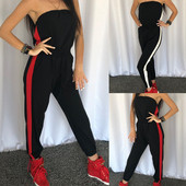 Női alkalmi kombiné fekete színben