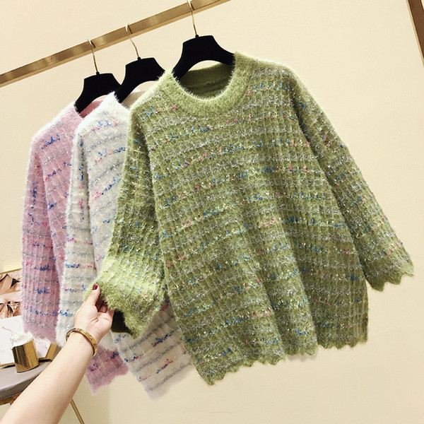 Pulover de dama - model larg in trei culori