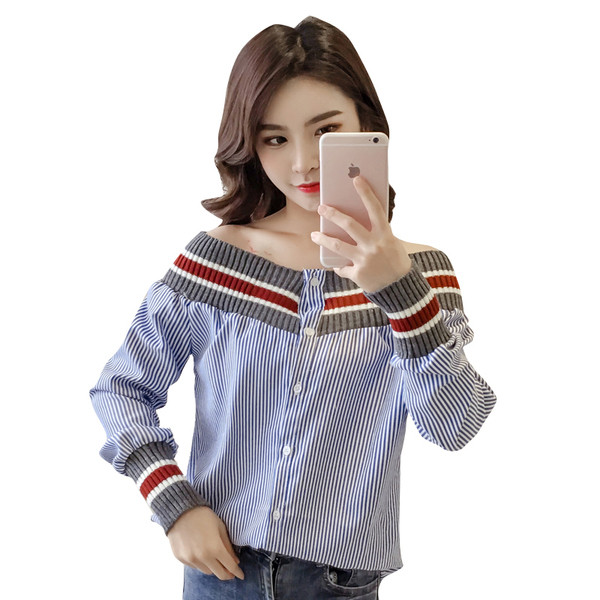 Női alkalmi ing két színben, leesett ujjakkal