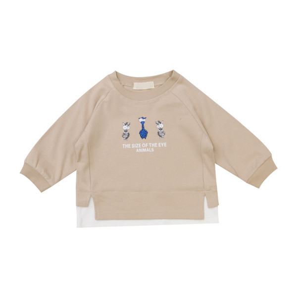 Bluza pentru copii pentru baieti cu decolteu O si aplicatie