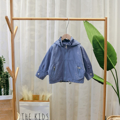 Alkalmi gyerekkabát kapucnival és cipzárral több színben fiúknak