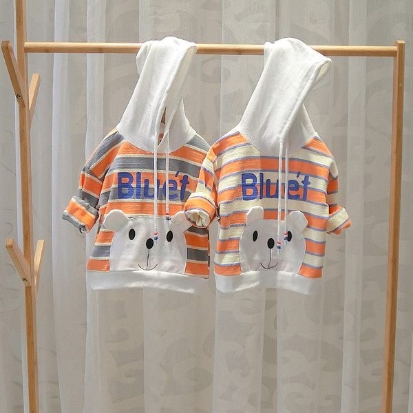 Μοντέρνο παιδικό φούτερ  για αγόρια με δύο χρώματα