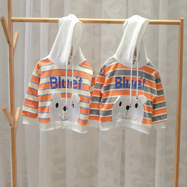 Μοντέρνο παιδικό φούτερ  για αγόρια με δύο χρώματα