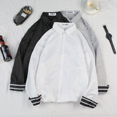 Cămașă pentru bărbați cu mâneci lungi și guler clasic în trei culori