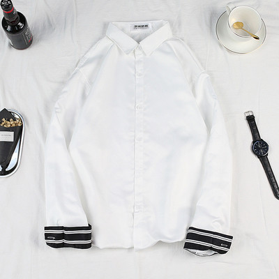 Cămașă pentru bărbați cu mâneci lungi și guler clasic în trei culori