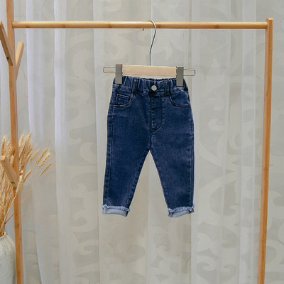 Gyermek farmernadrág új modellje kék és fekete színben