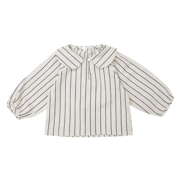Camasa pentru copii cu guler in dungi model nou pentru fete