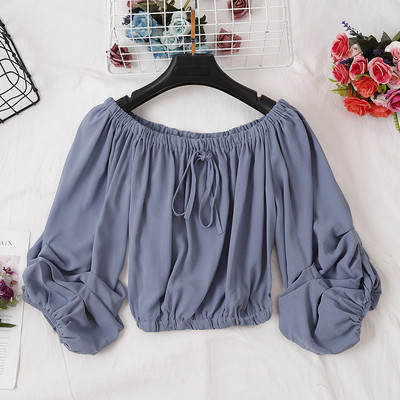 Modern női blúz több színben-nyakkendős